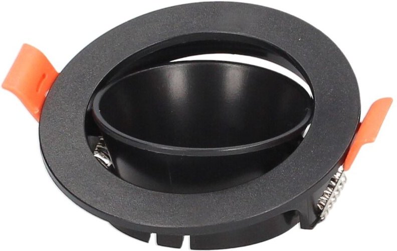 Runder Einbaukippring Undi blendfrei Schwarz