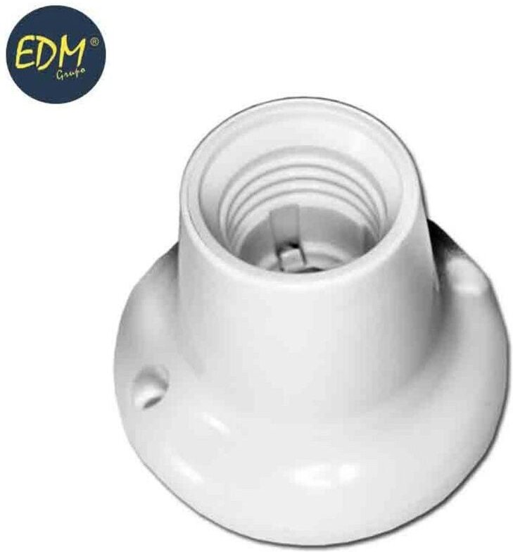 Lampenfassung, gerader Sockel E-27 - EDM