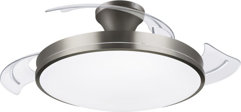 Philips - Lighting Atlas Deckenventilator 28 w, 35 w (ø x h) 490 mm x 418 mm Nickel