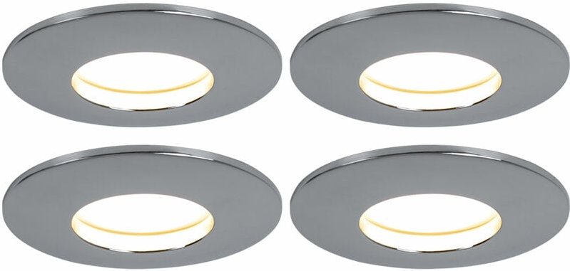 4er Set LED Einbau Leuchten Decken Spots Strahler Ess Zimmer Beleuchtung Lampen