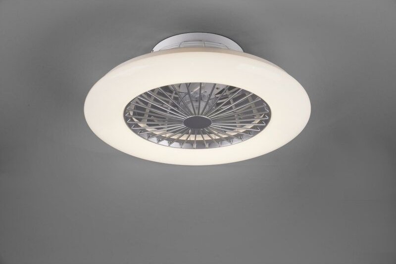 Trio lighting stralsund led ventilator und deckenleuchte mit sternenhimmel-effekt mit multifunktionaler fernbedienung, i...