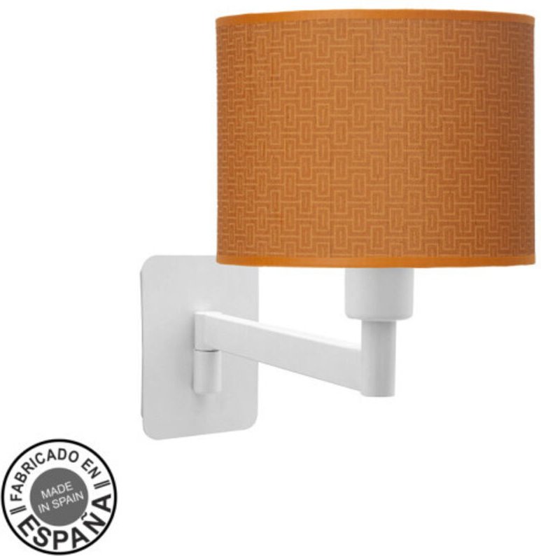 Wandleuchte modisch 1xe14 weiß/orange 26x17x28 cm