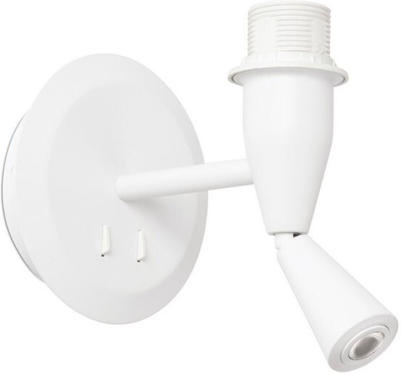 Faro mambo - Leselampe Wandleuchte Weiß, E27, 3000K