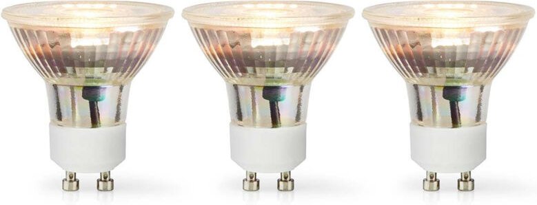 Nedis - Led lampe gu10 spot 45 w 345 lm 2700 k varm vit retrostil 3 deg 839