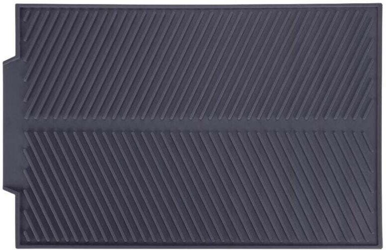 Vtizikl Tapis fond d'évier, Tapis de Séchage Vaisselle en Silicone,Tapis égouttoir Vaisselle Antidérapant,Tapis de Drain...