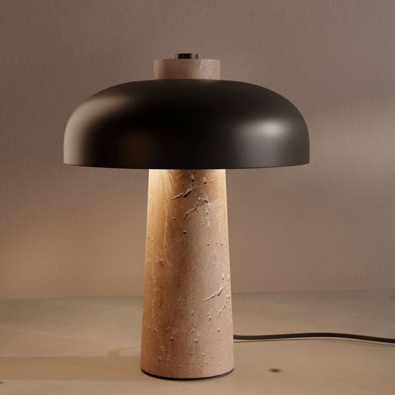 Design-Tischlampe "cep" - Marmorfuß - 2 x G9