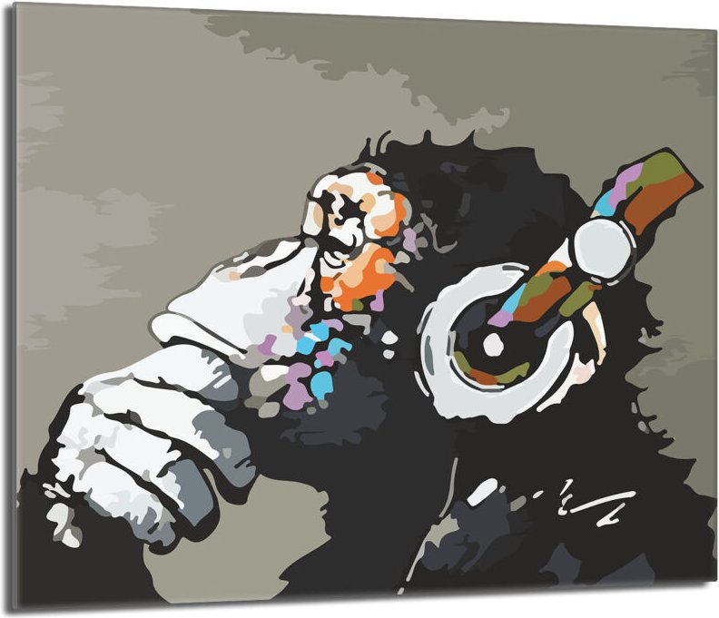 Glas-Herdplattenschutz 60x52 Musik