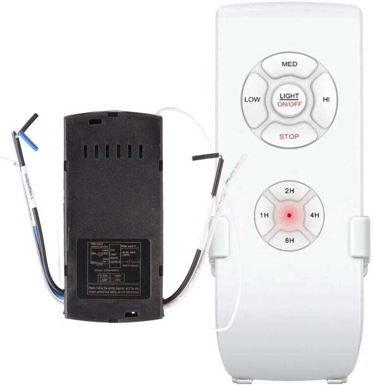 Deckenventilator-Fernbedienungsset, universelle intelligente Deckenventilator- und Lichtfernbedienung für Hunter's Harbo...