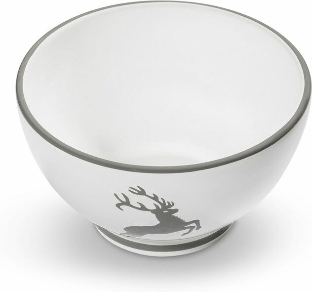 Gmundner Keramik - Grauer Hirsch Müslischale groß (ø 14cm)