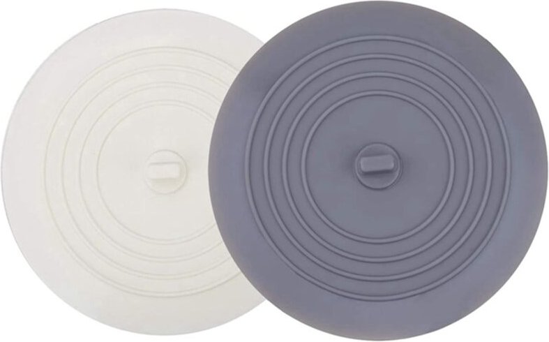 Tlily - Badewannen-Abflussstopfen – Silikon-Haarstopper für Küche und Badezimmer, Badewannen-Abflussstöpsel, Badewannen-...