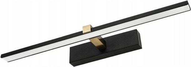 Led Badezimmer Wandleuchte 8W 4200K Schwarz und Gold 40cm