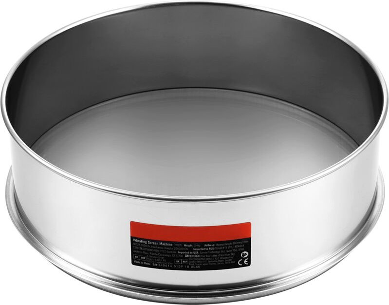 Thumbnail - Mehlsieb, feinmaschig, 150 Mesh, 304 Edelstahl, lebensmittelecht, 31,8 cm Durchmesser, feinmaschiges Sieb zum Backen, 5 ...