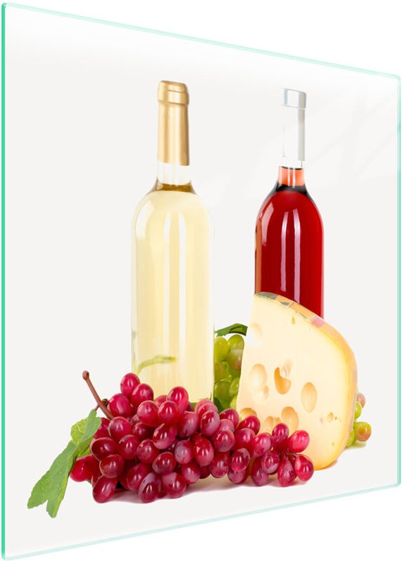 GLASSCHUTZPLATTE FÜR HERD 50x52 WEIN