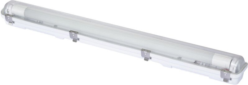Sygonix - LED-Feuchtraum-Wannenleuchte LED-Röhre T8 9 w Neutralweiß Grau