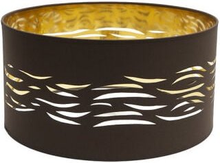 Nebel-Pendelleuchte 1xe27 braun-gold 40dx40dx20h