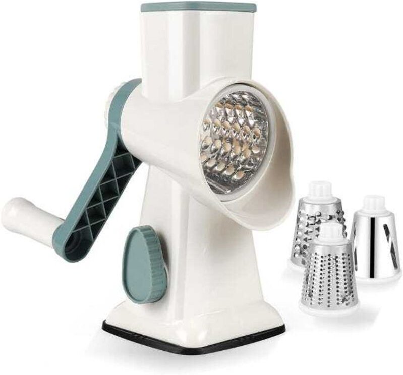 Mehrzweck-Gemüsemesser mit 3 abnehmbaren Trommelklingen, Kartoffelmesser