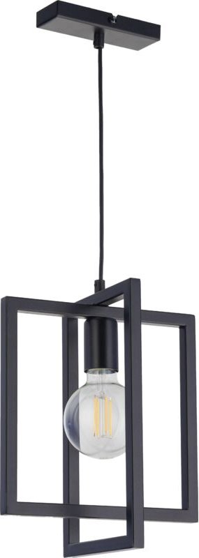 Sigma Eden Pendelleuchte Schwarz 26 cm Rechteckdesign