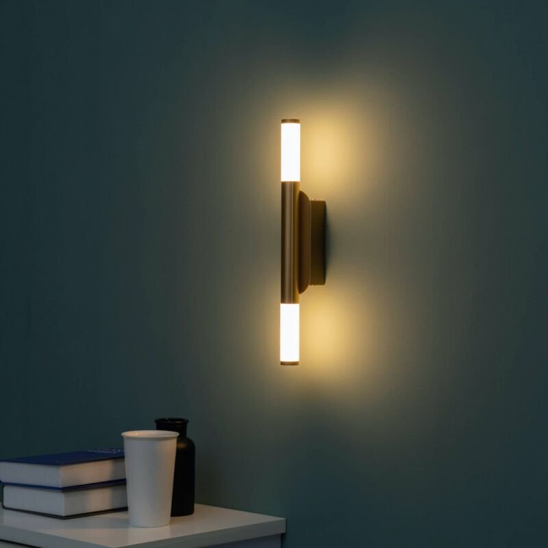 Doppelte vergoldete LED-Wandleuchte - Barletta