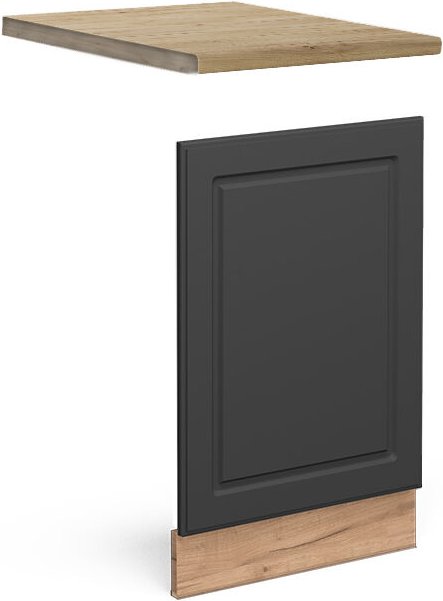 Vicco - Frontblende Fame-Line, Anthrazit-Gold, 45 cm , ap Eiche