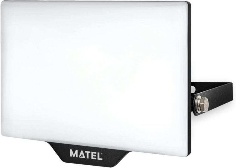 Schwarzer LED-Projektor mit Schnellanschluss, Kaltlicht, IP65, 20 w