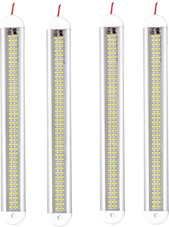 4er-Set Auto-Innenbeleuchtung, led, 12 v, weiß