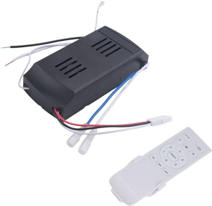 Ersatz-Fernbedienungsset für Deckenventilator, 50 w, 6 Geschwindigkeiten und Zeitsteuerung