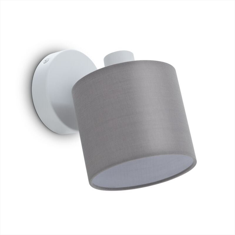 Paco Home - led Pendellampe Wandlampe Deckenlampe Wohnzimmer Esszimmer Schlafzimmer Uni E14 Grau - Weiß, Wandleuchte 1xE...