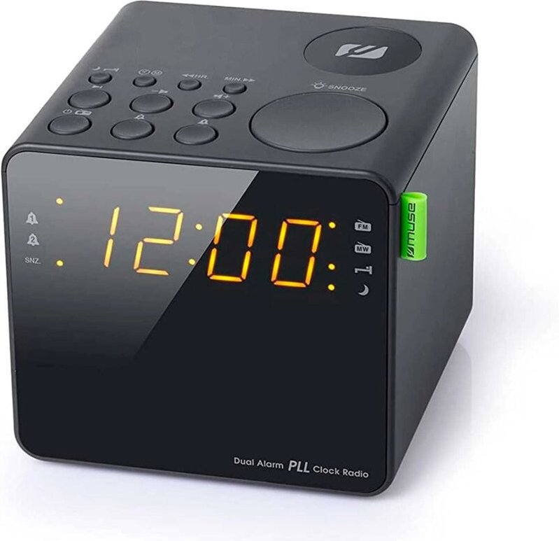 Muse M-187 CR - Zwei-Stunden-Radiowecker dede Wecker, Controller und großes Display