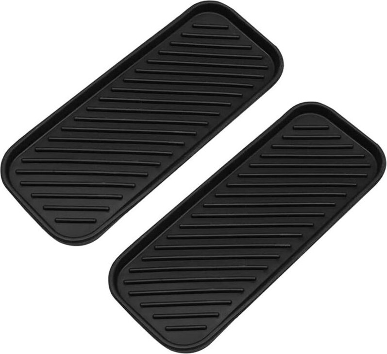 Non-Slip Silicone Sponge Holder for Sink (Black)