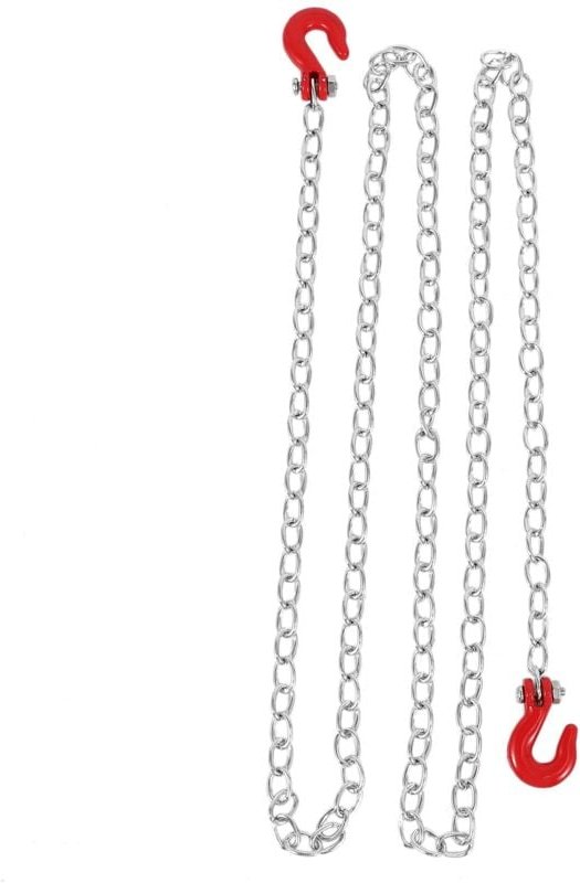 Tlily - 1:10 rc Kriecher Zubehör Abschlepp Kette Mit Anhänger Haken für Axial SCX10 90046 CC01 D90 D110 rc Kletter Wagen