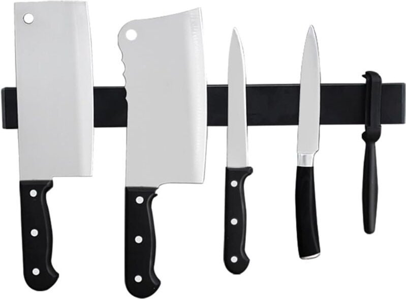Magnetischer Messerhalter, ohne Messer, Edelstahl, einfacher Zugriff und Aufbewahrung in der Küche, wandmontierter magne...