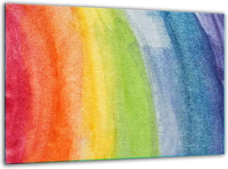 Glashackbrett Mythos 30 x 22 Regenbogentemperatur