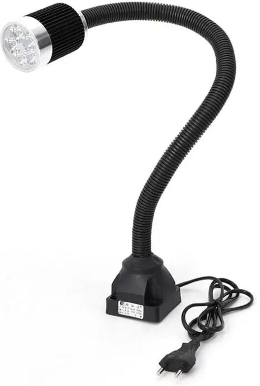 Cnc Arbeitslampe led Arbeitsleuchte mit Festem Sockel Flexibel Arm Licht 220V