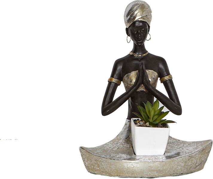 Afrikanische Harzfigur C/Mitte 20x12x24cm