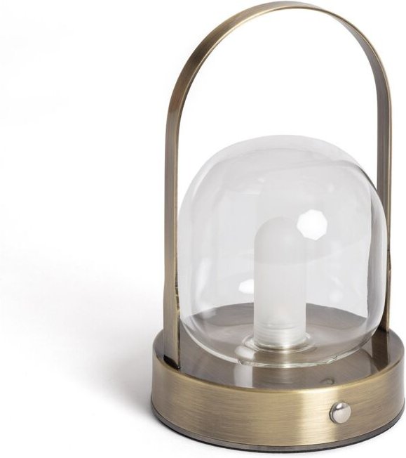 Ledkia - Tragbare 3W led Tischlampe mit wiederaufladbarem USB-Akku Olena Gold