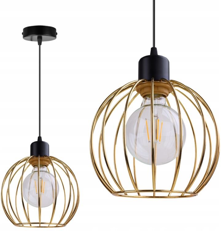 Golden Wire Loft Deckenhängelampe Kronleuchter