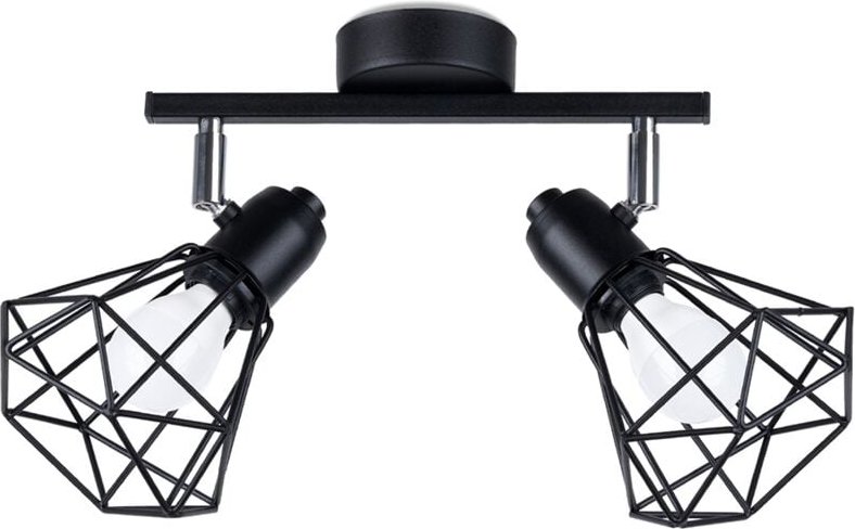 Artemis Twin Deckenstrahler Schwarz - Sollux