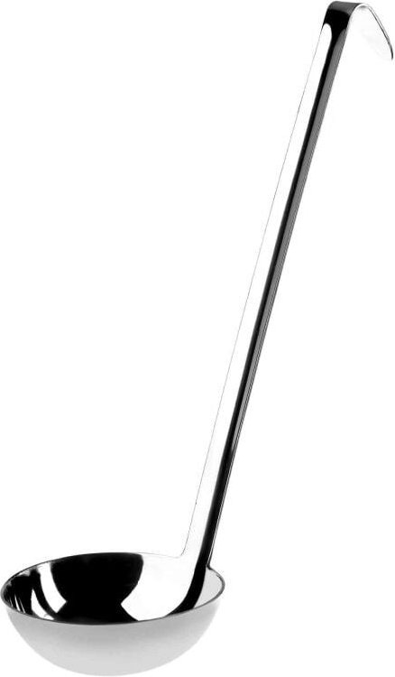 Kadax - Suppenkelle aus Edelstahl, Schöpflöffel, Soßenlöffel, silber, 9cm/125ml