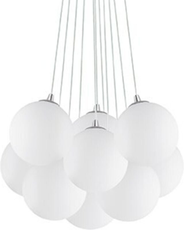 Ideal Lux - Mapa Bianco - 11 Light Small Cluster Anhänger Weiß, E14