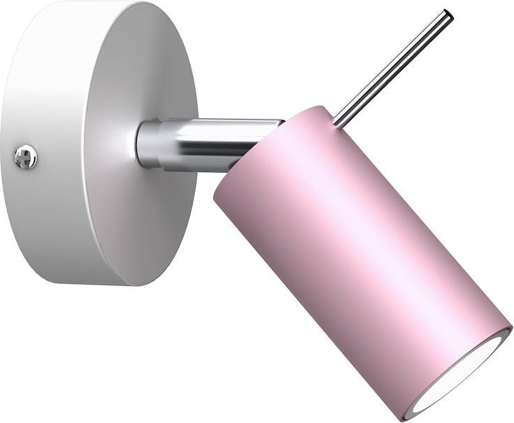 PRESTON PINK/WEISS Wandleuchte 1x Mini GU10