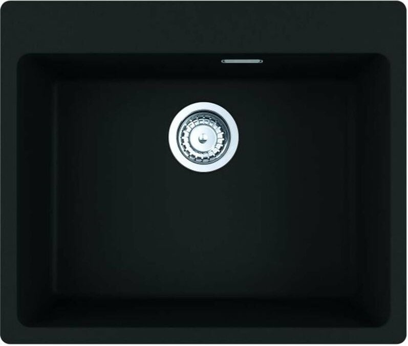 Franke - Maris - Fragranit Küchenspüle mrg 610-54 ftl, 59x50 cm, Onyx 114.0661.456