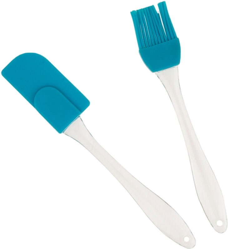 TG56161 SPATEL + BÜRSTE SILIKONBÜRSTE SPATEL 2 Stück