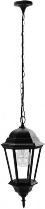 Fabrilamp - Pendelleuchte außen aluminium regulus 1xe27 schwarz regx23x23 cm ip44