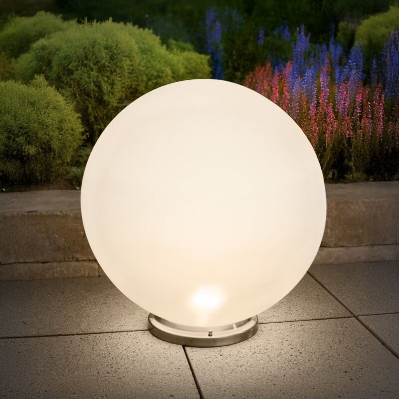 Solar Leuchtkugel LIANA 50 multicolor Fernbedienung Edelstahl-Halterung 102661