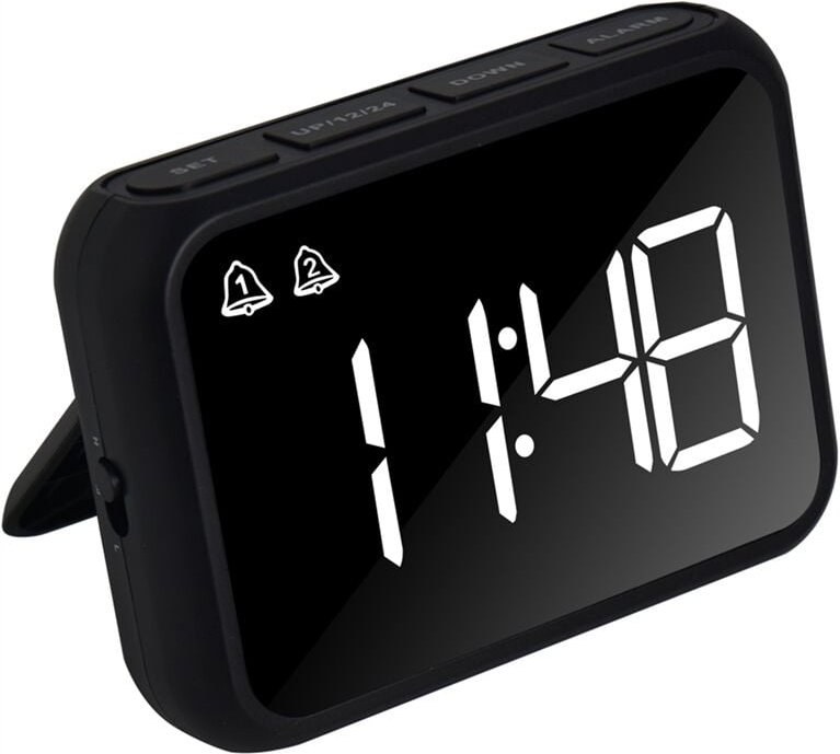 Tlily - Digitaler Wecker fürs Schlafzimmer, Drei Helligkeitsdimmer, Temperatur, Schlummerfunktion, Einstellbare Lautstär...