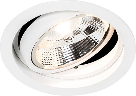 Modernes versenktes Spotweiß verstellbar - Chuck 111