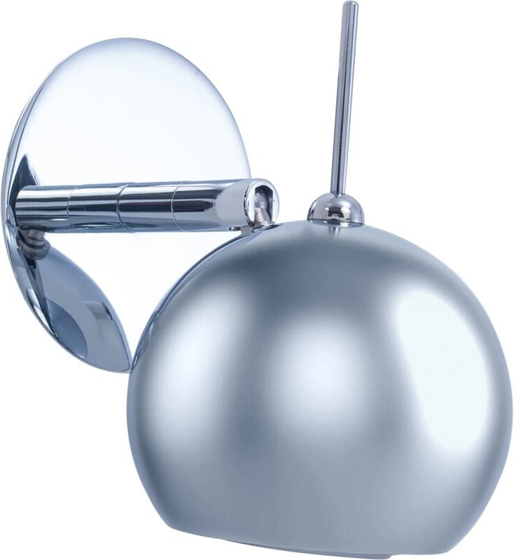 LedsC4 Aplique de Pared para Dormitorio Orientable para Bombilla E27. Aluminio Ideal para Cabeceros de Cama