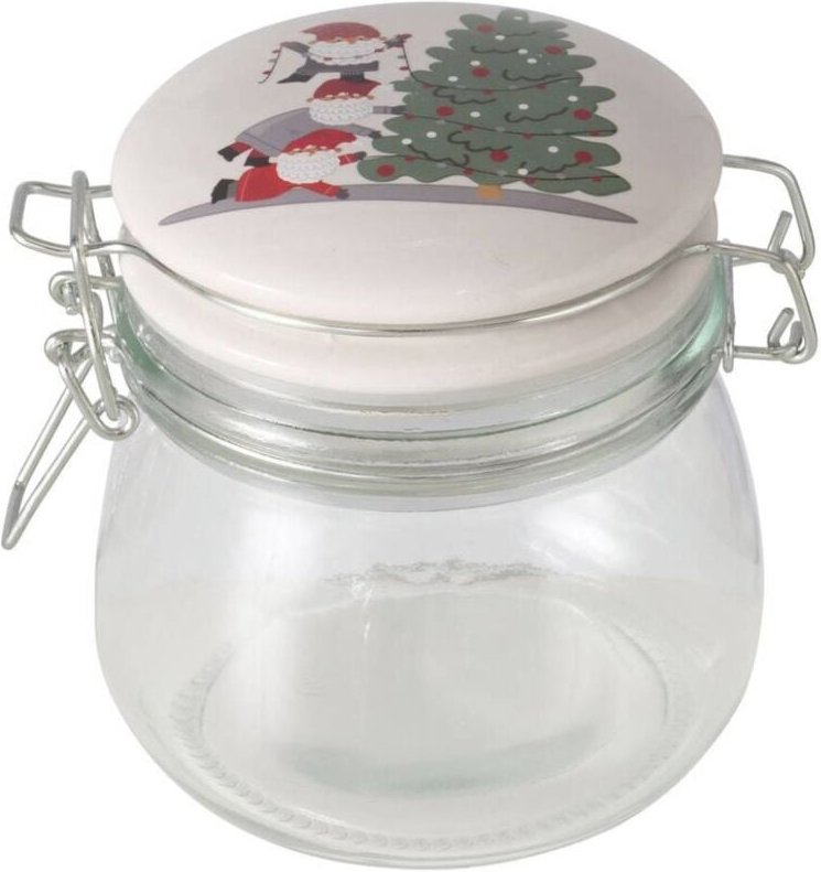 Glasbehälter mit Porzellandeckel monti, 450 ml