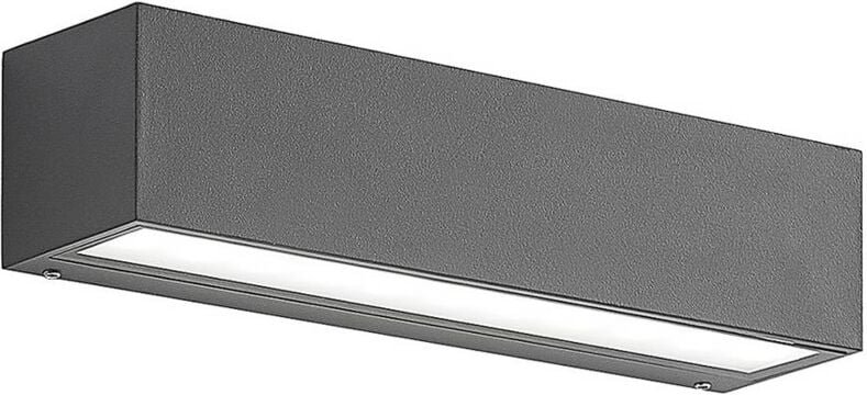 Lucande - led Wandleuchte außen 'Lengo' aus Aluminium von