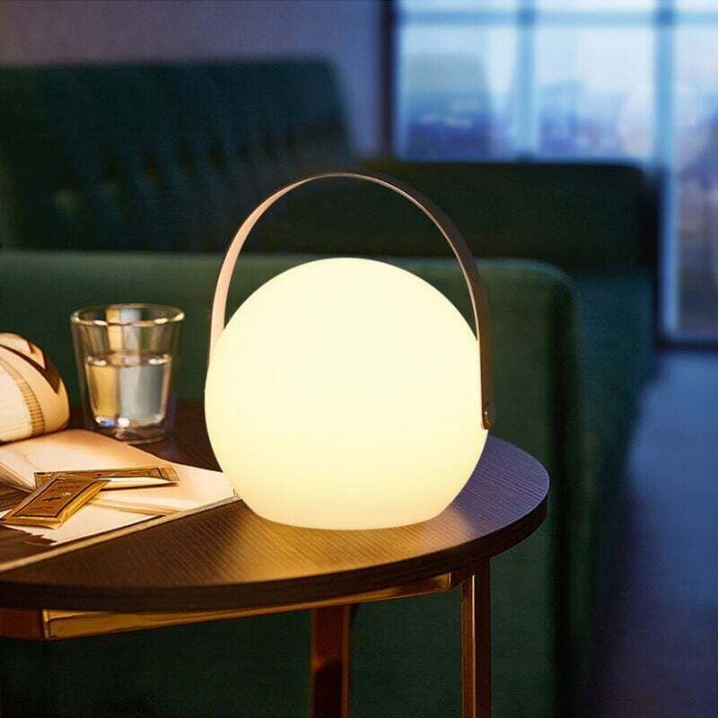 Thumbnail - Lampada da tavolo a LED, luce notturna portatile, lampada da comodino portatile, ricaricabile, wireless, LED multicolore...
